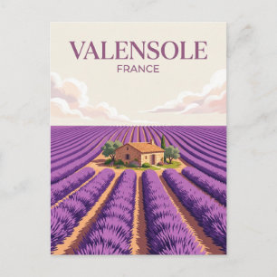 Cartão Postal Planalto de Valensole França