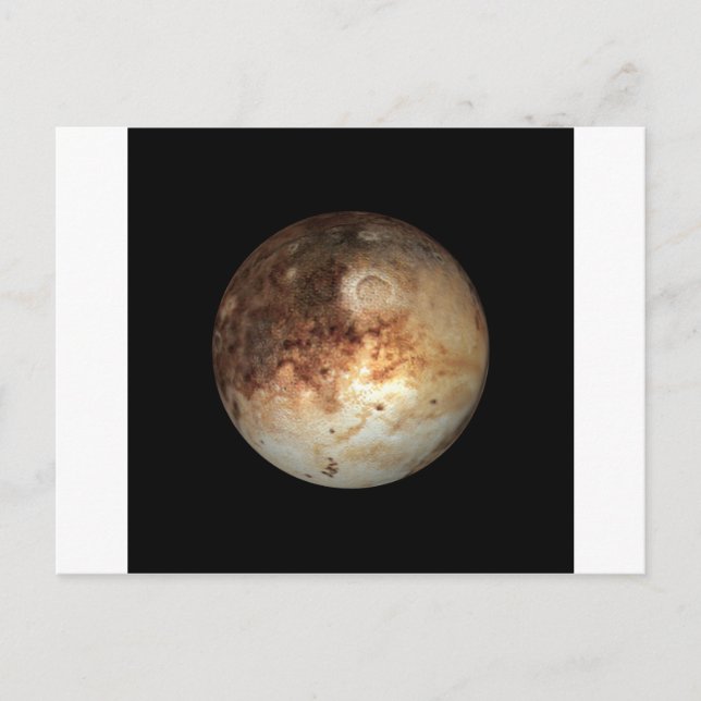 Cartão Postal PLANET PLUTO natural (sistema solar) ~ (Frente)