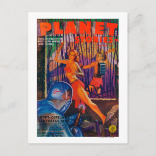 Cartão Postal Planet Stories Magazine Cobrir 3