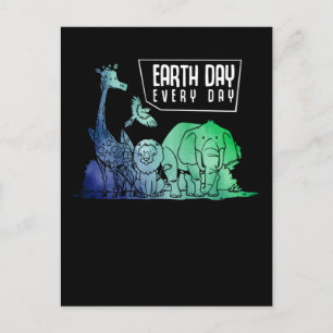 Cartão Postal Planeta Ambiente Planeta Terra Animais de Corte