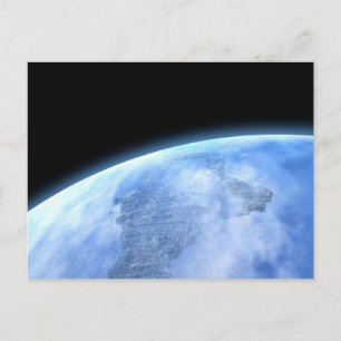 Cartão Postal planeta azul