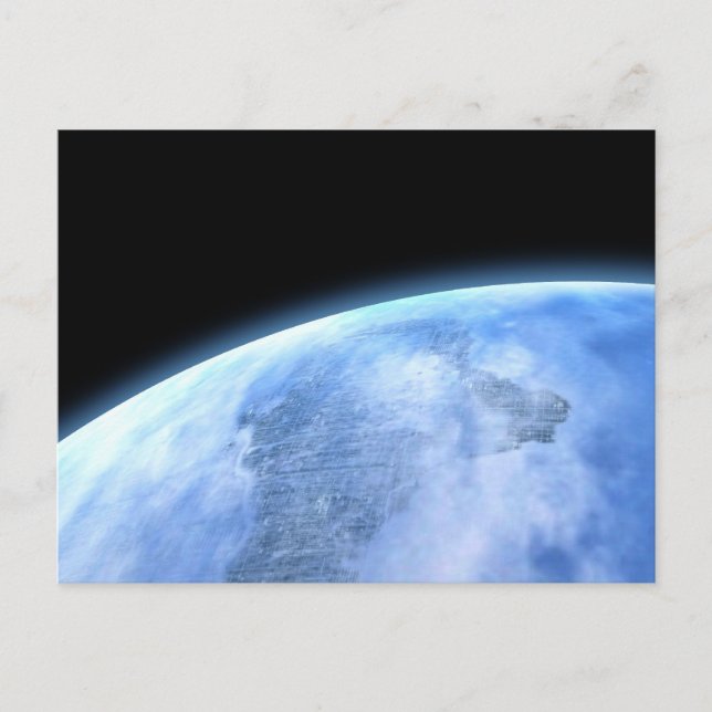 Cartão Postal planeta azul (Frente)