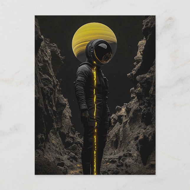 Cartão Postal Planeta Estranho (Frente)