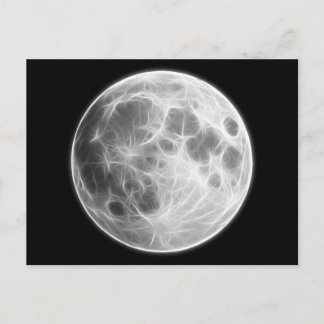Cartão Postal Planeta Lunar Pleno Globo