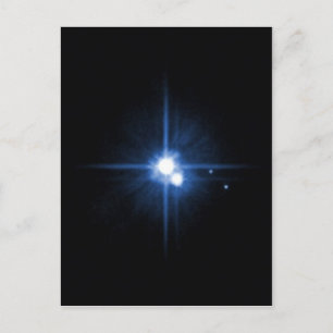Cartão Postal Planeta Plutão lua Caronte NASA