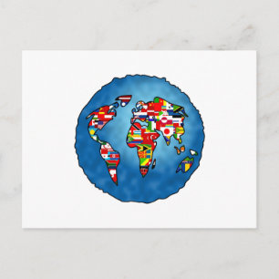 Cartão Postal Planeta Sinalizador