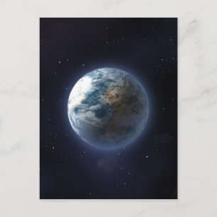 Cartão Postal Planeta Terra