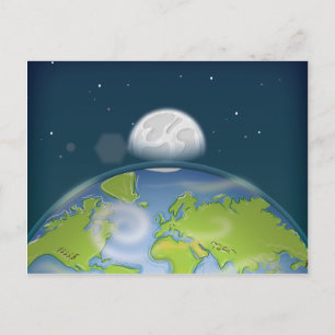 Cartão Postal Planeta Terra