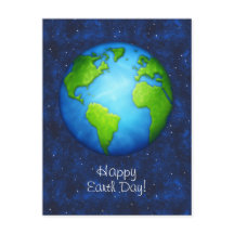 Planeta Terra no Cartaz espacial