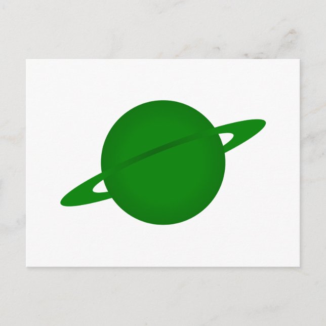 Cartão Postal Planeta Verde (Frente)