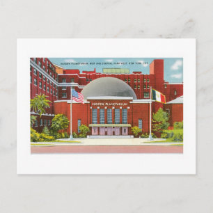 Cartão Postal Planetário Hayden, Cidade de Nova York