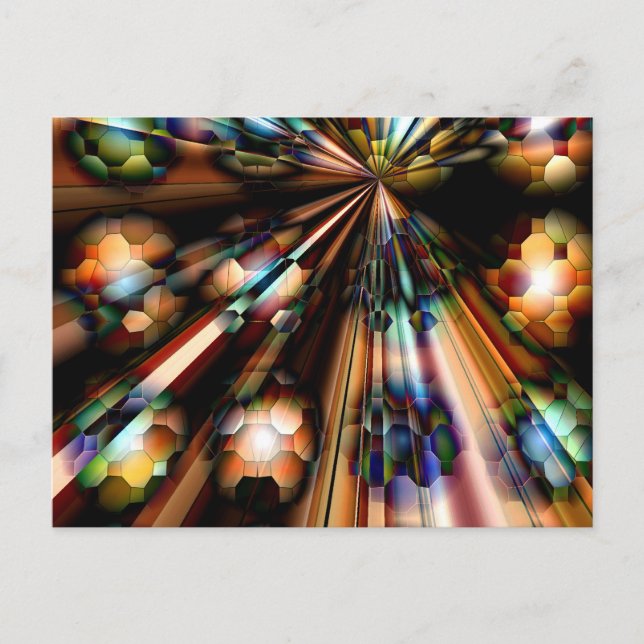 Cartão Postal Planetas Borbulhantes Rock!...... (Frente)