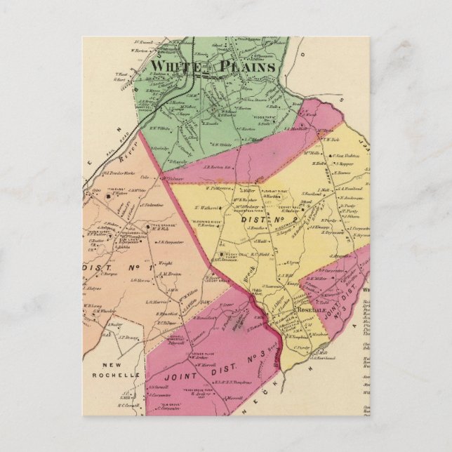 Cartão Postal Planícies Brancas, Cidades Escardale (Frente)