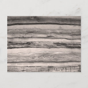 Cartão Postal Planks Rustic Wooden