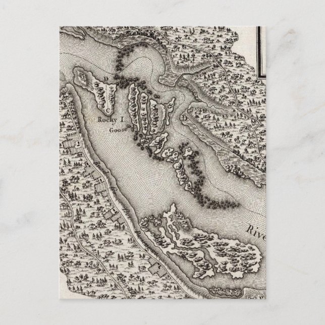 Cartão Postal Plano das Corredeiras ou Cataratas do Ohio (Frente)