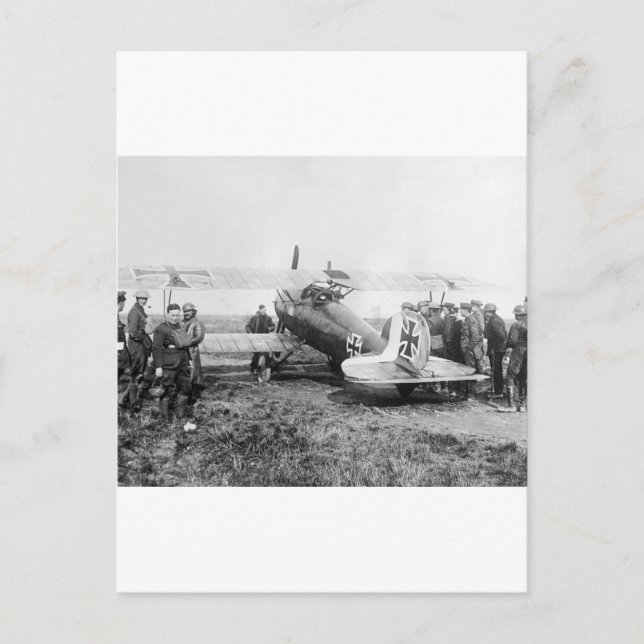 Cartão Postal Plano de Combatente Alemão WW1, 1910 (Frente)