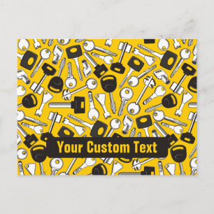 Cartão Postal Plano de Fundo do Conjunto de Chaves