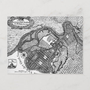 Cartão Postal Plano de Petersburgo da rua