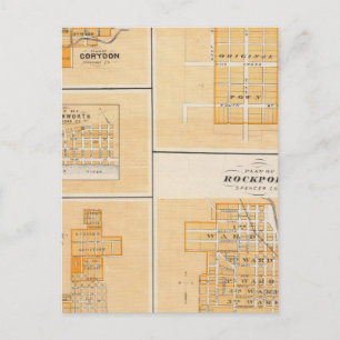 Cartão Postal Plano Rockport, Spencer Co com Everton