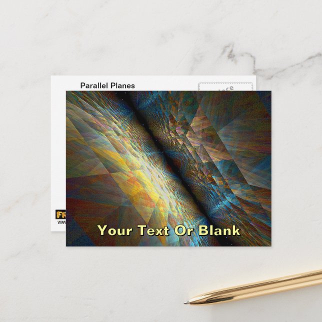 Cartão Postal Planos Paralelos (Frente/Verso In Situ)