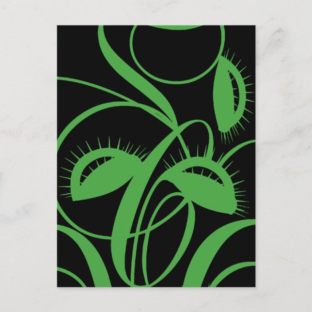 Cartão Postal Planta Carnívora (Frente)