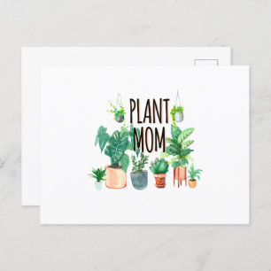 Cartão Postal Planta Mãe - Jardinagem, Presente De Plantador Par