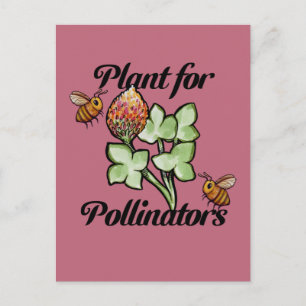 Cartão Postal Planta para Abelhas Polinizadoras