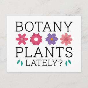 Cartão Postal Plantas De Botânica Ultimamente