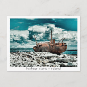 Cartão Postal Plassey Wreck