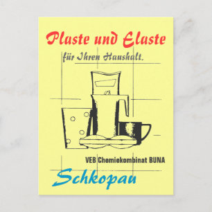 Cartão Postal Plaste und Elaste DDR