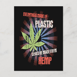 Cartão Postal Plástico Hemp