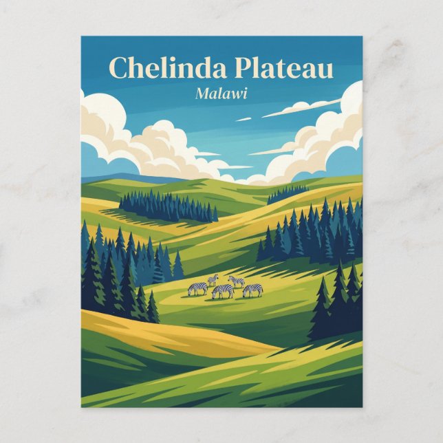 Cartão Postal Plataforma Chelinda Malawi (Frente)