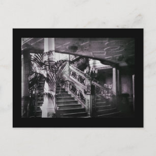 Cartão Postal Plataforma ornamentado do vão das escadas D