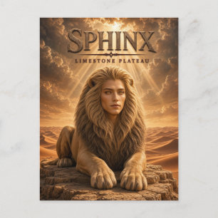 Cartão Postal Platô de Calcário Sphinx Cinema Escuro