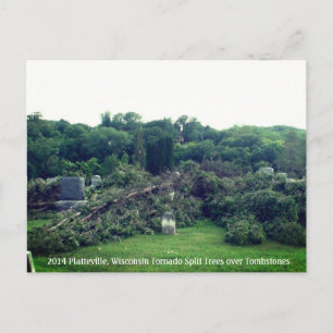Cartão postal Platteville, Tornadoes Memabilia 201
