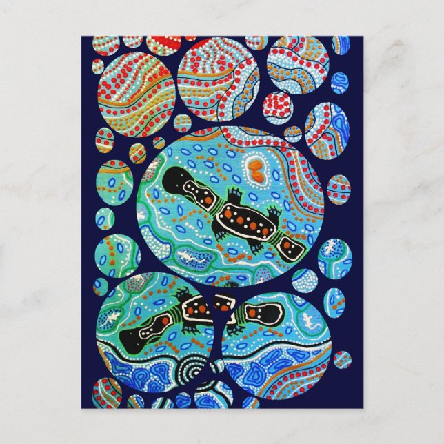 Cartão Postal Platypus Dreaming Postcard (Frente)