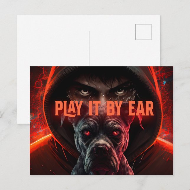 Cartão Postal Play it by ear (Frente/Verso)