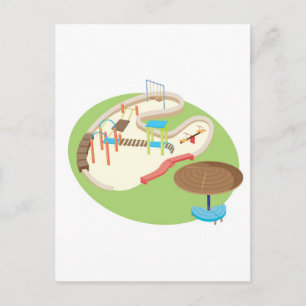 Cartão Postal playground