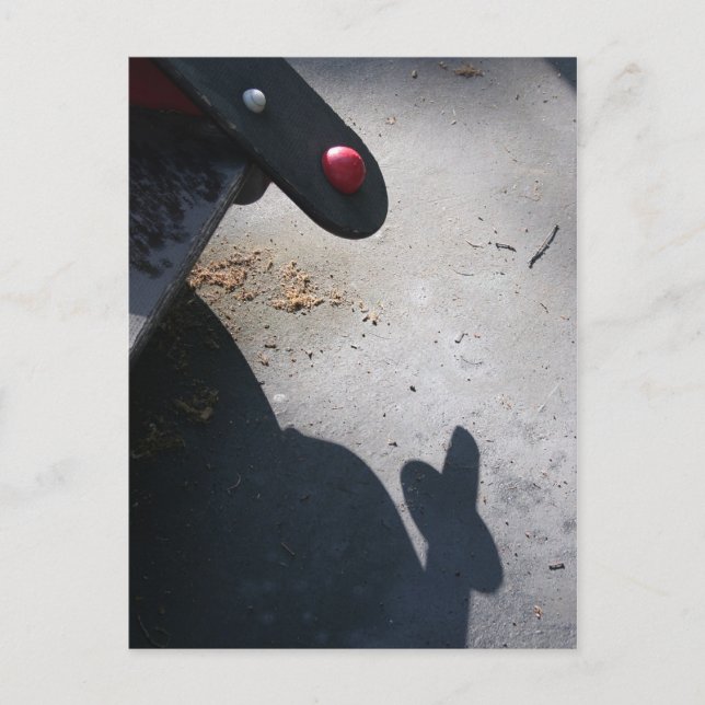 Cartão Postal Playground para Crianças 8 Cartão-Postal Sombra (Frente)