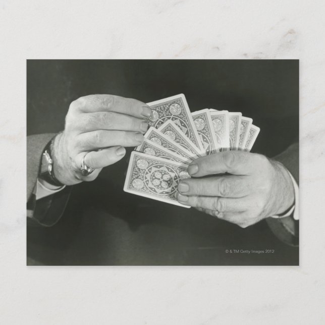 Cartão Postal Playing Cards (Frente)