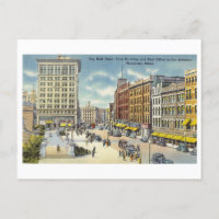 Plaza da prefeitura em Worcester, Massachusetts, V