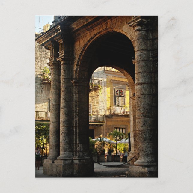 Cartão Postal Plaza de Armas, Havana, Cuba (Frente)