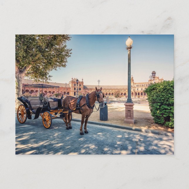 Cartão Postal Plaza de Espana (Frente)