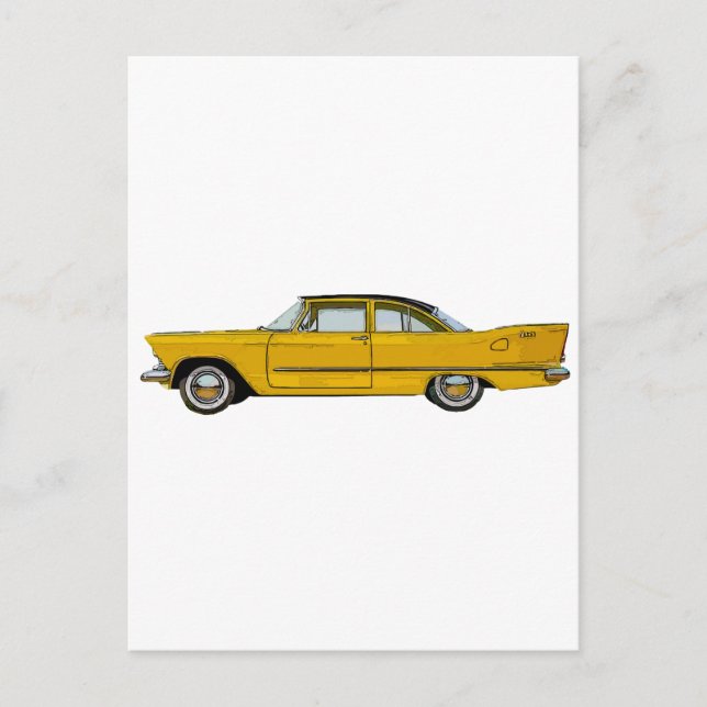 Cartão Postal Plaza de Plymouth 1957 (Frente)