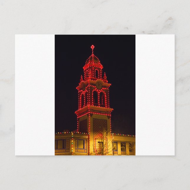 Cartão Postal Plaza Lights Of Kansas City! (Frente)