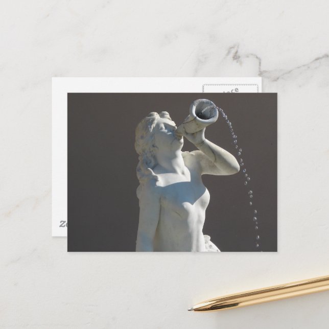 Cartão Postal Plaza Mermaid in Kansas City (Frente/Verso In Situ)