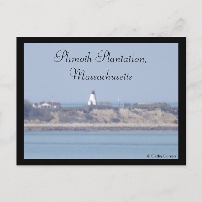 Cartão Postal Plimoth Plantation, Massachusetts (Frente)