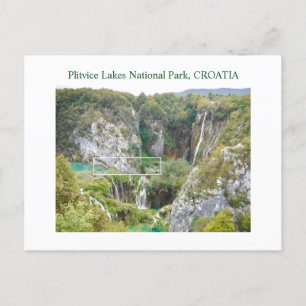 Cartão Postal PLITVICE LAKS NATIONAL PARK, CROATIAPostcard