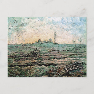 Cartão Postal Plow and Harrow (Millet), Van Gogh Fine Art