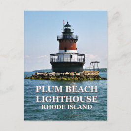 Cartão Postal Plum Beach Lighthouse, Cartão-postal Rhode Island